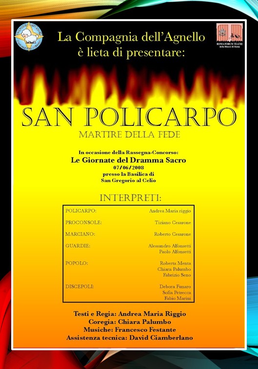 San Policarpo, martire della ede