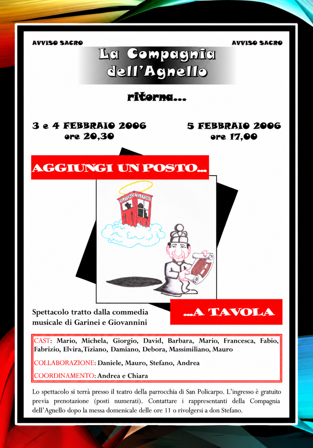 Aggiungi un posto a Tavola